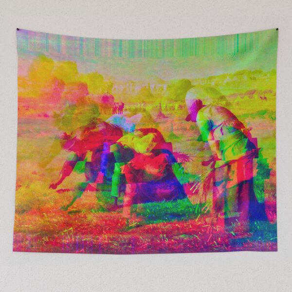 Item preview, The Gleaners by Jean-François Millet (Glitched)  designed and sold by Mr. Gattax.
