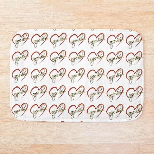 "Carpe Diem" by Tony DuPuis Bath Mat