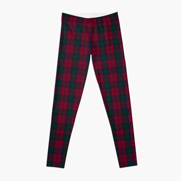 Tartan Plaid Leggings for Men Red Scottish Fabric Pattern Print Mid Waist  Full Length Mens Workout Pants Perfect for Running, Gym and Yoga -   Canada