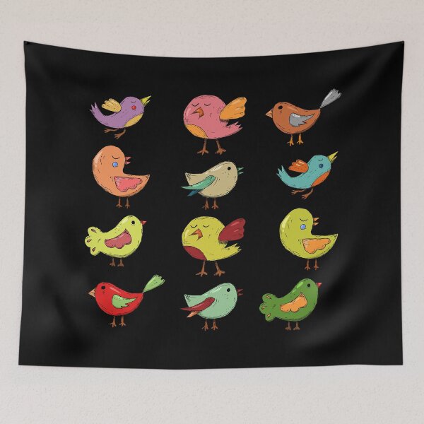 Item preview, Colorful Birds! designed and sold by gardengatequilt.