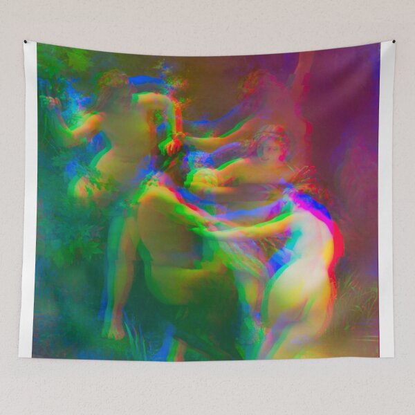 Item preview, Nymphs and Satyr by William-Adolphe Bouguereau (Glitched)  designed and sold by Mr. Gattax.