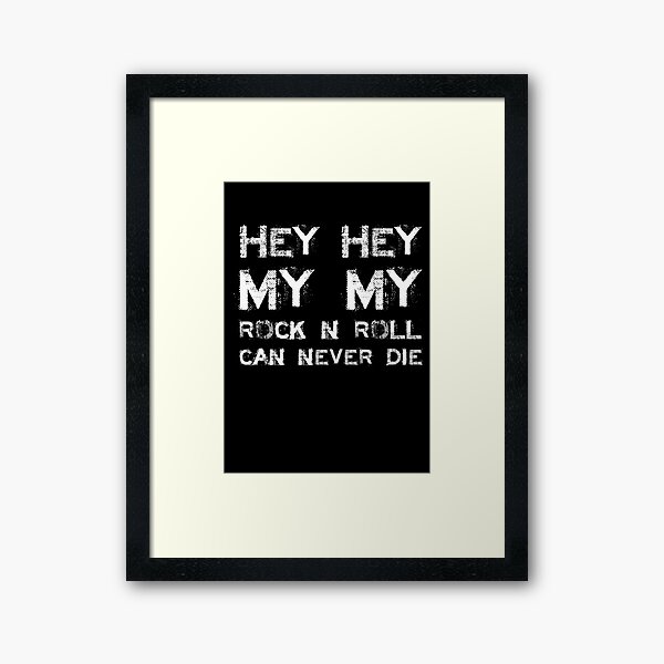 Item preview, HEY HEY MY MY designed and sold by Ovnil.