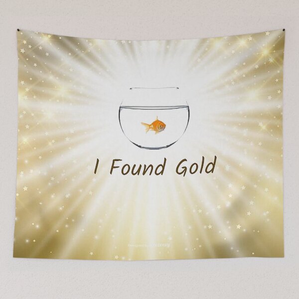 Item preview, I found gold (fish) designed and sold by The Poette.
