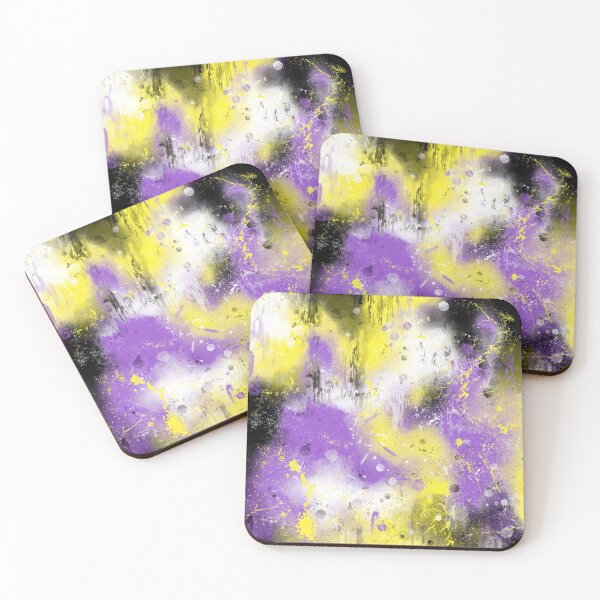 Item preview, Nonbinary Splatter designed and sold by AceofIntuition.
