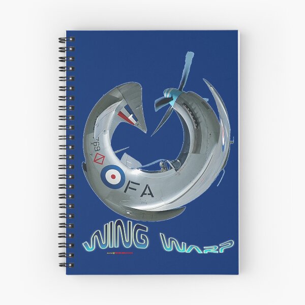 Item preview, Mustang Fighter Wing Warp T-shirt Design designed and sold by muz2142.