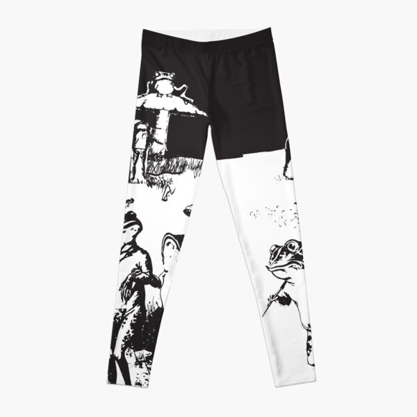 Magic Mushroom frog party Leggings