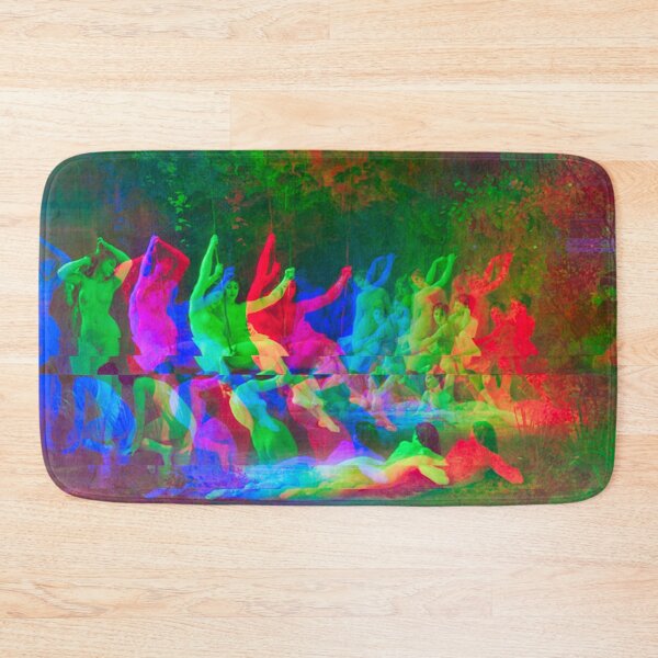 Item preview, The Nymphaeum by William-Adolphe Bouguereau (Glitched) designed and sold by Mr. Gattax.