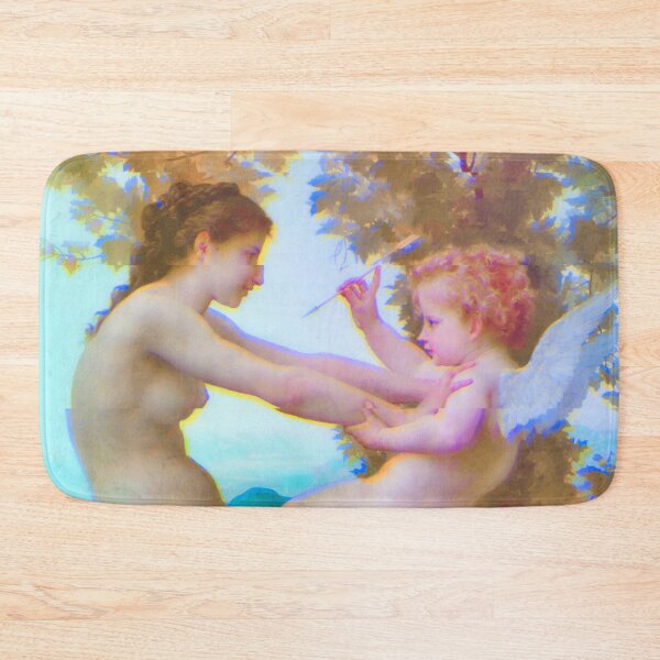 Item preview, A Young Girl Defending Herself Against Eros by William-Adolphe Bouguereau (Glitched) designed and sold by Mr. Gattax.