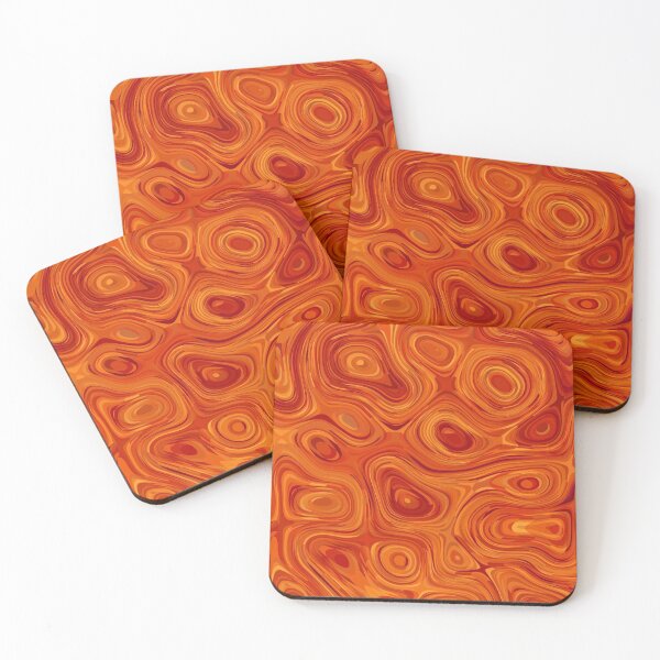 Item preview, Abstract Liquid Amber Pattern designed and sold by Dator.