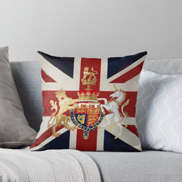 Aperçu de l'œuvre Union Jack avec Windsor Insignia créée et vendue par PixDezines.