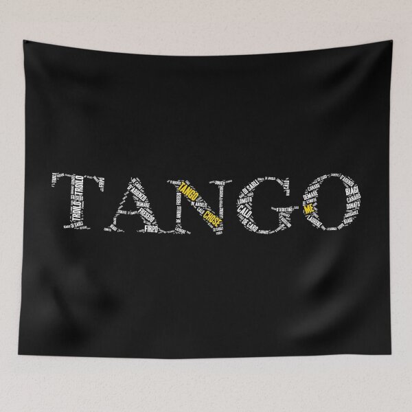 Item preview, Tango Chose Me Letters Word Art with  Golden Age Orchestras designed and sold by infinitetango.