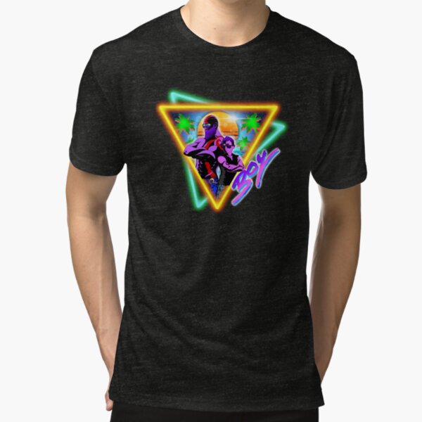 Retrowave God of War Squad Tri-blend T-Shirt