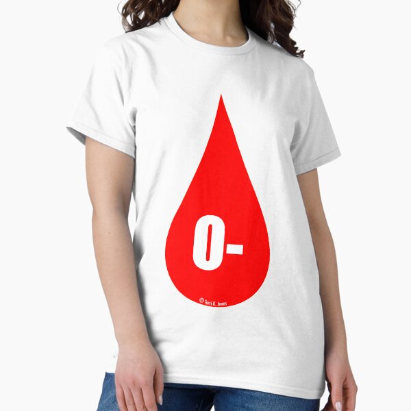 BLOOD TYPE O Tシャツ Blood Type O T-Shirts for Sale | Redbubble
