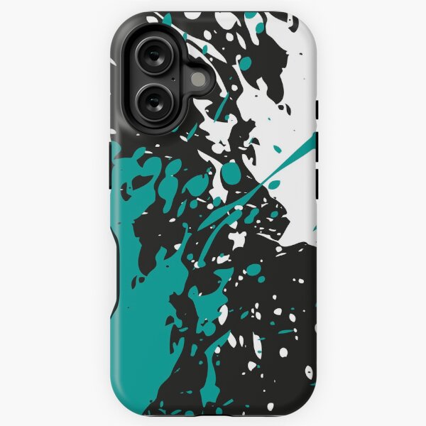 Item preview, Port Adelaide Splatter iPhone cover/case  designed and sold by footy and more.