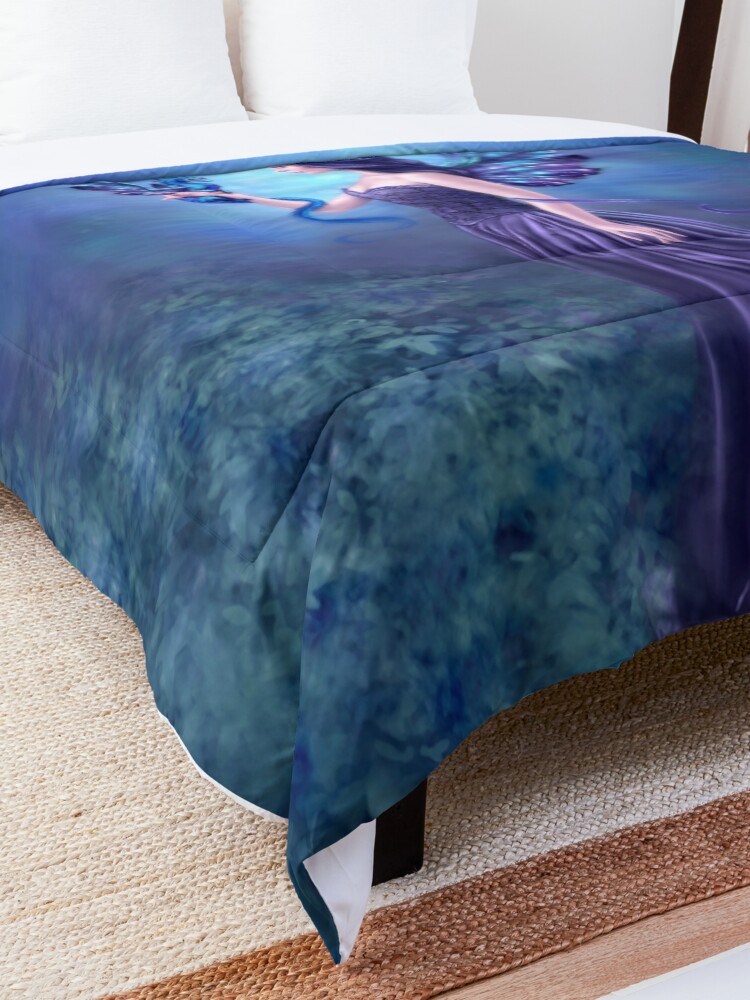 Alternate view of Iridescent Fairy & Dragon Comforter