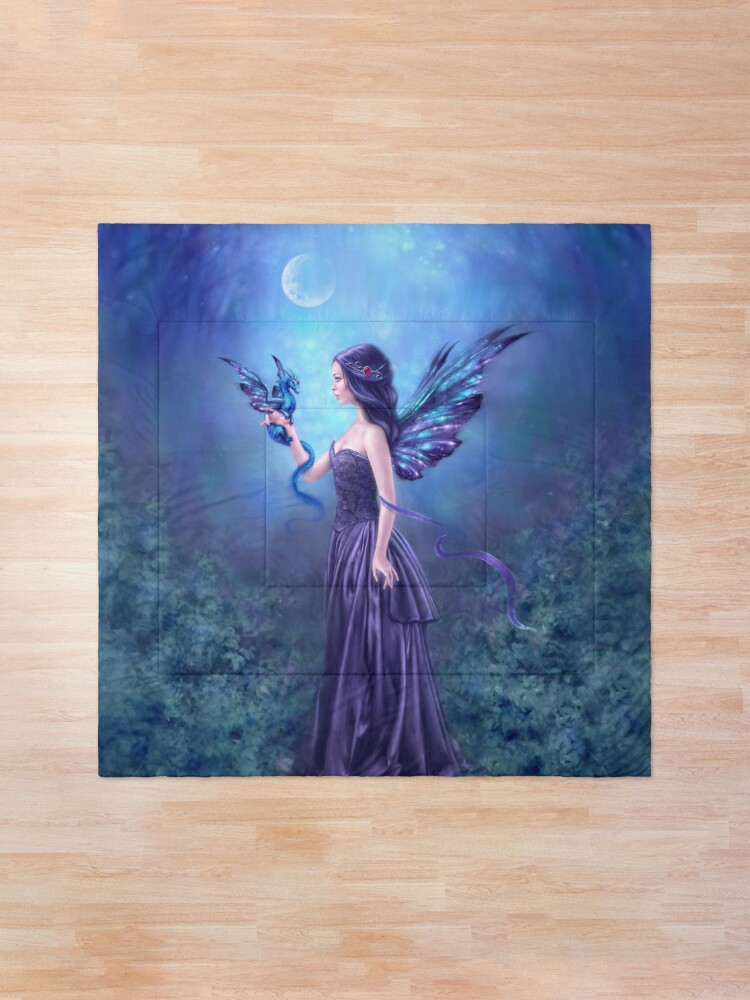 Alternate view of Iridescent Fairy & Dragon Comforter