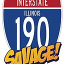 Interstate 190 Savage I 190 Illinois Chicago O 39 Hare International Airport Kennedy Expressway Interstate Highway Photographic Print By Projectx23 Redbubble