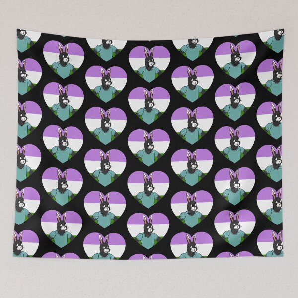 Item preview, Gender Queer Flag Pride Heart Design by NicheteesStore designed and sold by NicheteesStore.