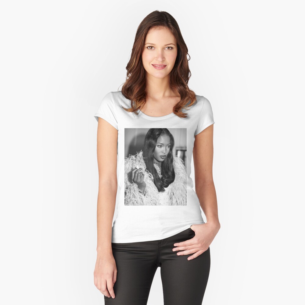 Item preview, Fitted Scoop T-Shirt designed and sold by trinaqm.
