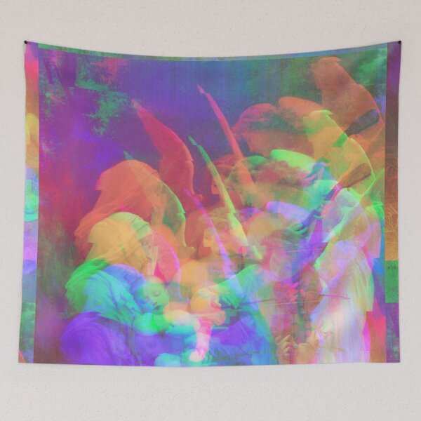 Item preview, Song of the Angels by William-Adolphe Bouguereau (Glitched)  designed and sold by Mr. Gattax.