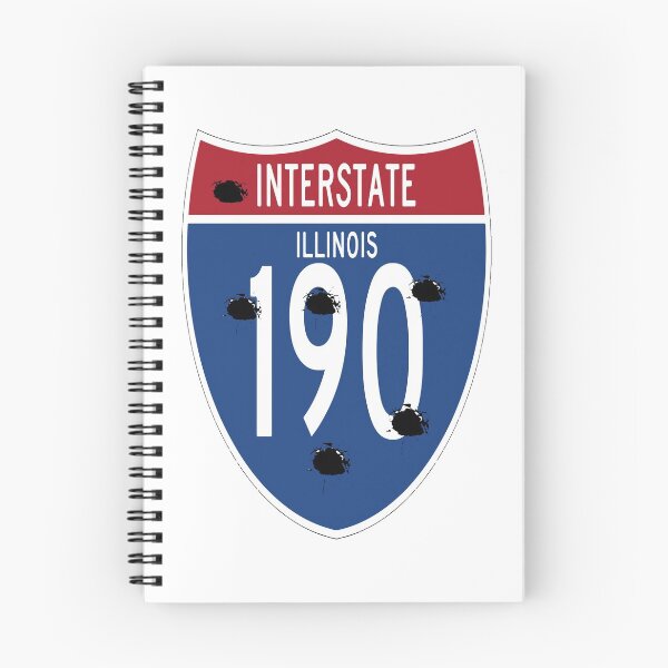 Item preview, Interstate 190 Bullets I-190 Illinois Chicago O'Hare International Airport Kennedy Expressway Interstate Highway designed and sold by ProjectX23.