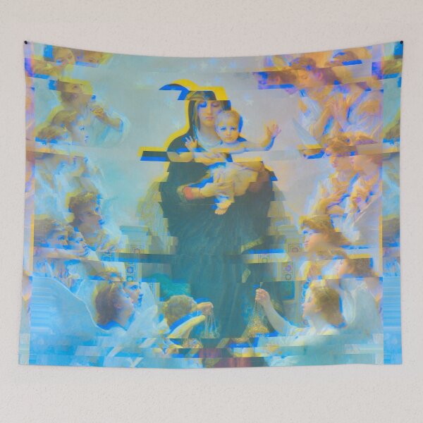 Item preview, The Virgin With Angels by William-Adolphe Bouguereau (Glitched) designed and sold by Mr. Gattax.