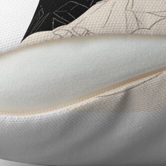 Alternate view of Space Angel Throw Pillow