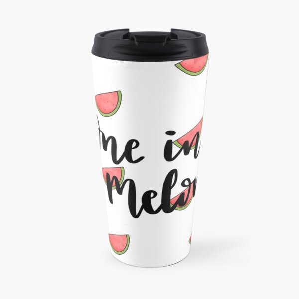 “One in a melon” design Travel Mug