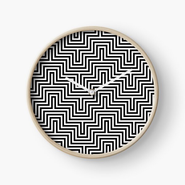 Op art - art movement, short for optical art, is a style of visual art that uses optical illusions Clock