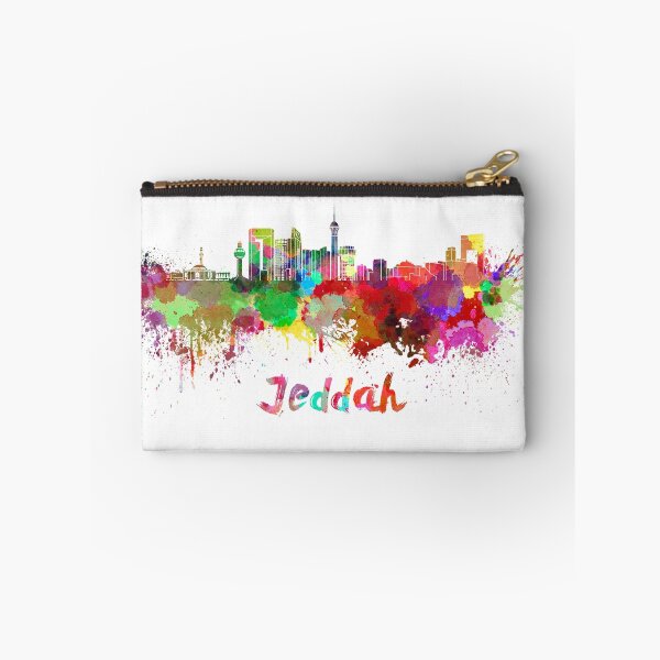 Item preview, Jeddah skyline in watercolor designed and sold by paulrommer.