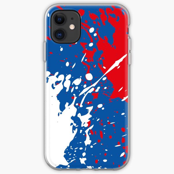 Western Bulldogs Splatter iPhone cover/case iPhone Soft Case