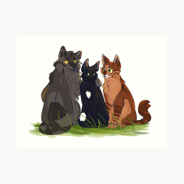 Warrior Cats- Firepaw, Graypaw, Ravenpaw by Woofstep -- Fur Affinity [dot]  net