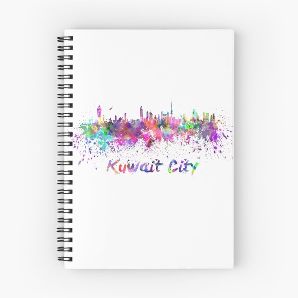 Item preview, Kuwait City skyline in watercolor designed and sold by paulrommer.