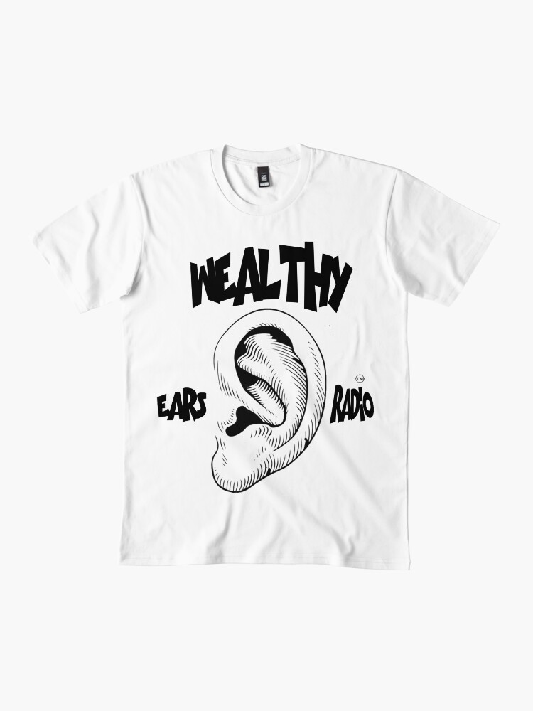 Thumbnail 2 of 4, Premium T-Shirt, Wealthy Ears Radio T-Shirt designed and sold by iamtruwealth.