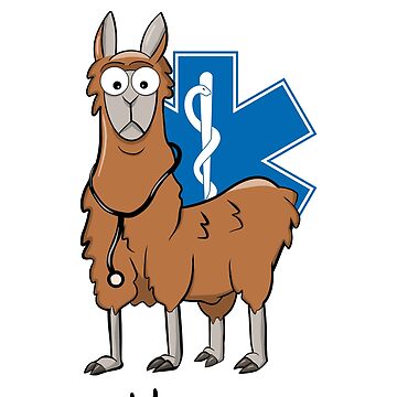 Artwork thumbnail, Trauma Llama EMT by Designs By David
