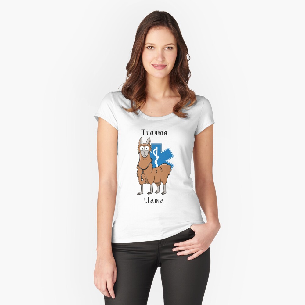 Item preview, Fitted Scoop T-Shirt designed and sold by Granduds.