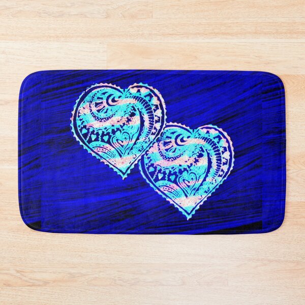 Item preview, Two Hearts on Blue designed and sold by Heatherian.