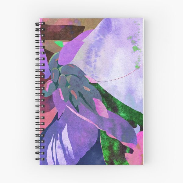 Item preview, Purple Canna Lily Abstract Watercolor Floral Art Print designed and sold by AndreaHelmArt.