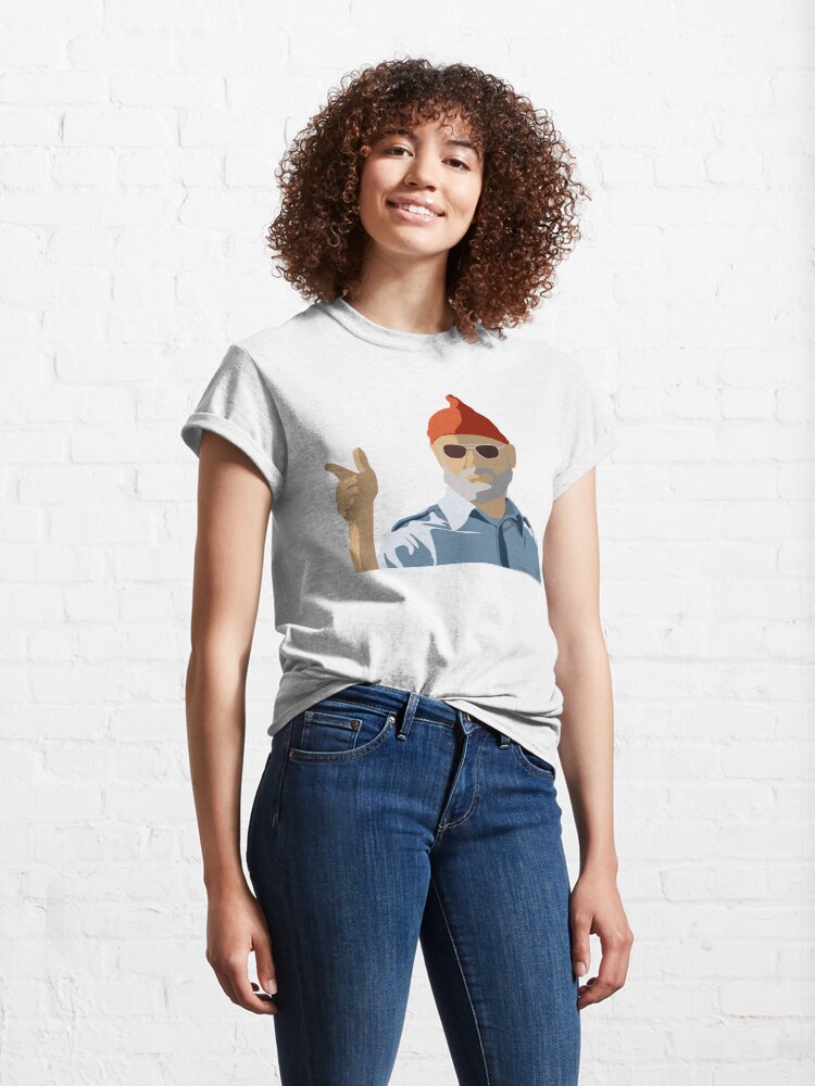 Alternate view of Bill Murray from Life Aquatic Classic T-Shirt