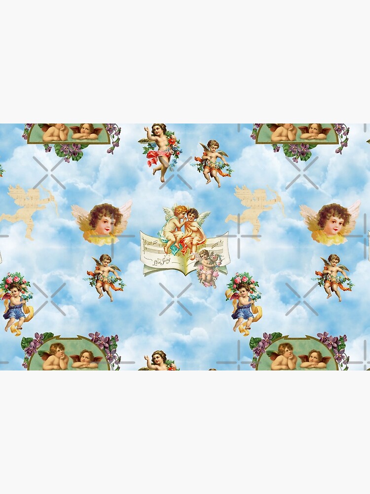 clouds angel cherubs by gossiprag
