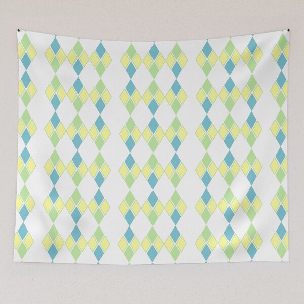 Item preview, Argyll Green/Gold/Teal designed and sold by ErinLP.