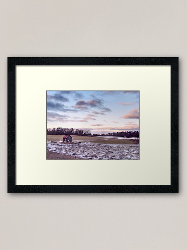 Alternate view of Rural Barn Landscape Framed Art Print