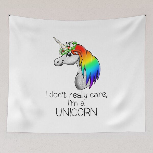 Item preview, Pride humor Statement - I Dont Really Care, Im a Unicorn designed and sold by talgursmusthave.