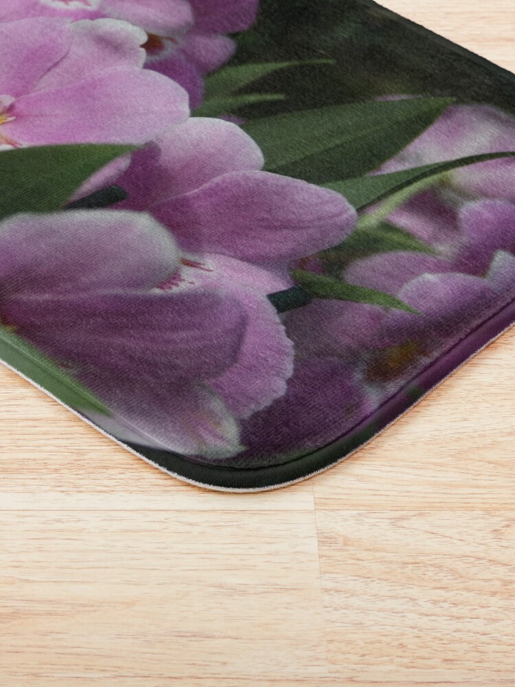 Alternate view of Tropical Flowers Orchids Bath Mat