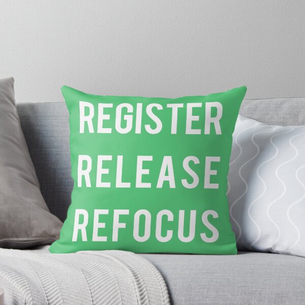 Item preview, Register. Release. Refocus. designed and sold by Lascooby.