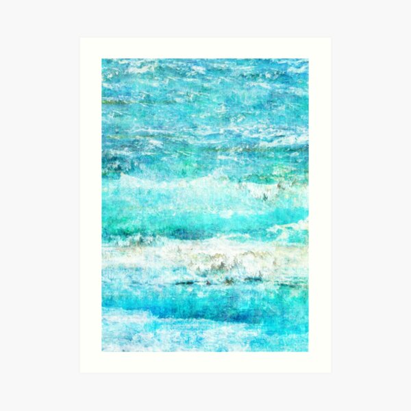 Ask the Waves II Art Print