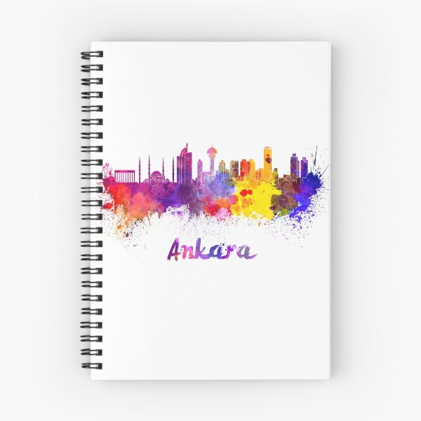 Item preview, Ankara skyline in watercolor designed and sold by paulrommer.