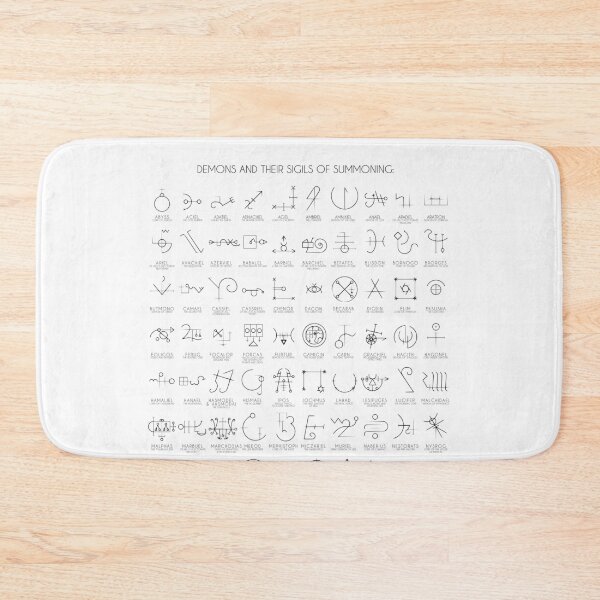 Item preview, Demons & their Sigils designed and sold by musthaveitsfun.