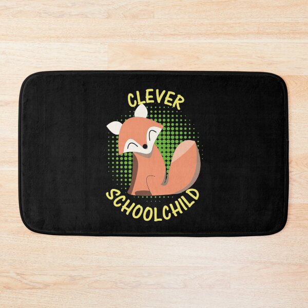 Item preview, Schoolchild Fuchs Clever schoolchild first grader designed and sold by Fotogreasy.