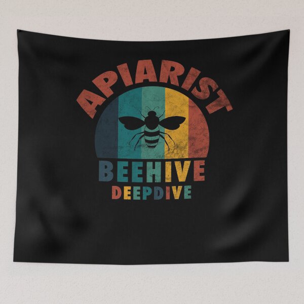 Item preview, Beekeeper Apiarist Funny Retro Bees Gift designed and sold by SphereZones.